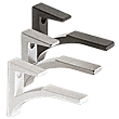 Glasplattenträger aus Aluminium.