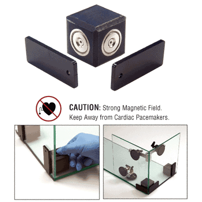 Magnetwürfel mit Hochleistungs-Dauermagnet.