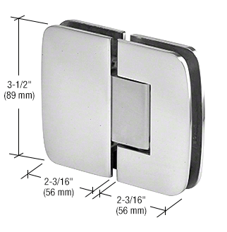 Bisagras para puertas de vidrio de 10 - 12 mm.