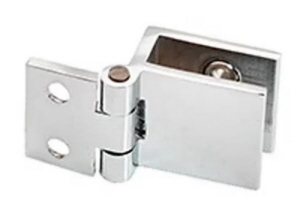 Bisagras para vitrinas con puertas de vidrio de 6 - 8 mm