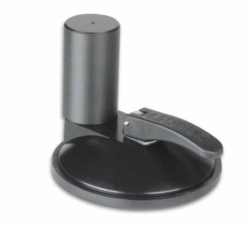 Fixiersauger aus Aluminium mit Anschlag.