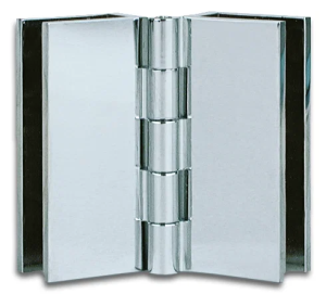 Glastürscharniere für Glas an Glastür.