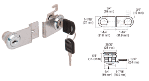 Glass Door Lock for Cabinets